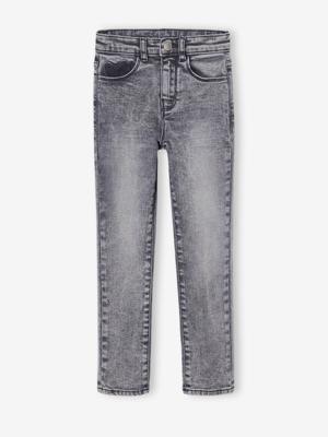 Slim meisjesjeans smal denimgrijs Slim meisjesjeans smal denimgrijs