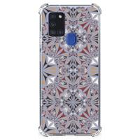 Samsung Galaxy A21s Anti-Shock Hoesje Flower Tiles - thumbnail