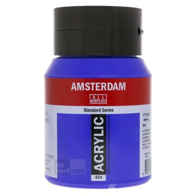 Royal Talens Amsterdam Acrylverf 500 ml - Ultramarijn 504