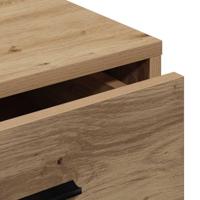 Dressoir artisanaal eikenkleurig 40 x 41 x 75 cm Bewerkt hout - thumbnail