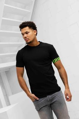 Dsquared2 D9M3S5770 T-Shirt Heren Zwart/Groen - Maat XS - Kleur: ZwartGroen | Soccerfanshop