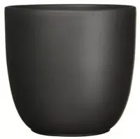 Mica Decorations tusca pot mat zwart 19x20cm - thumbnail