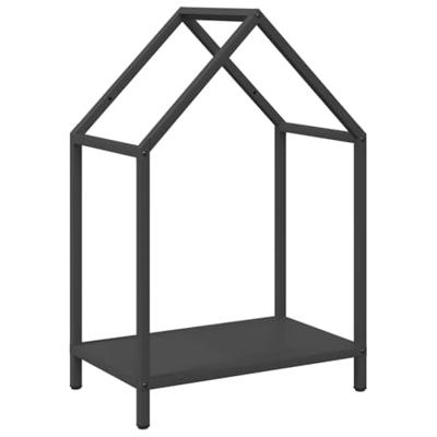 Brandhoutrek 40x25x60 cm koudgewalst staal zwart