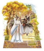 Grandmaster of Demonic Cultivation Autumn Season Series Acrylic Stand Wei Wuxian & Lan Wangji 21 cm - thumbnail