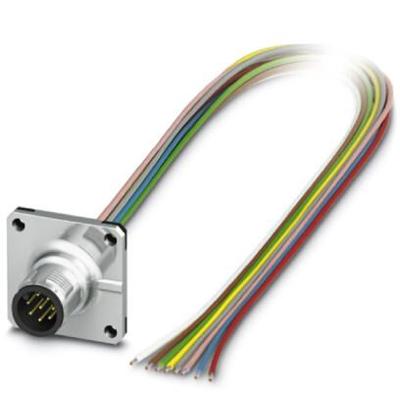 Phoenix Contact 1441561 Sensor/actuator inbouwconnector M12 Aantal polen (sensoren): 8 Stekker, inbouw 0.50 m 1 stuk(s)