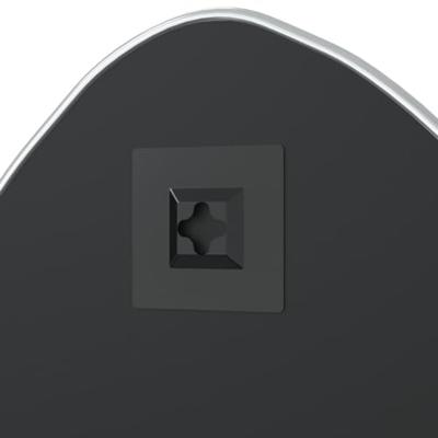 VidaXL Wandspiegel 60x50 cm zilverkleurig VidaXL Wandspiegel 60x50 cm zilverkleurig