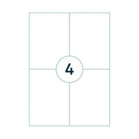 Etiket Qbasic A4 1.000 vel 105x148mm 4000 labels - thumbnail