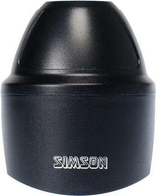 Simson voorvorkkoplamp truss e-bike zwart op kaart