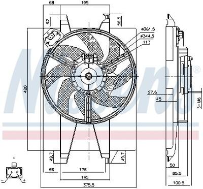 Koelventilator 85767