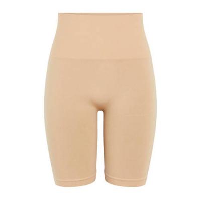 Corrigerende boxershort lange pijpjes - Hoge shapewear boxershort - Medium Buik, rug, taille corrigerend - M - Huidskleur - corrigerende - M - - M