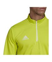 adidas Entrada 22 Trainingstrui 1/4-Zip Lichtgroen Wit - thumbnail