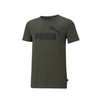 Puma T-shirt donkergroen - thumbnail