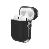 Valenta Leather Snap Case Apple Airpods Gen 1/2 Black - thumbnail