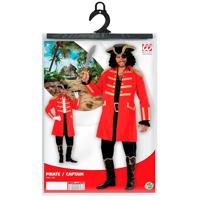 Rode Piraat/Kapitein kostuum - thumbnail