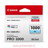 Canon PFI-1000PC Photo Cyan Ink - thumbnail