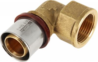 Bonfix Perskoppeling - 1x Alu-pers 1x Binnendraad - Kniekoppeling - 1 x 32mm