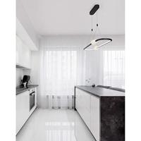Lyora HanglampCelia zwart met wit ovaal - 9820603 - thumbnail