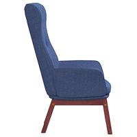Relaxstoel stof blauw - thumbnail
