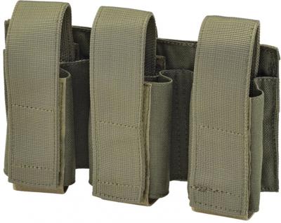 Defcon 5 granaathouder driedubbel 21 x 14 cm polyester legergroen Defcon 5 granaathouder driedubbel 21 x 14 cm polyester legergroen