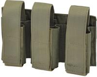 Defcon 5 granaathouder driedubbel 21 x 14 cm polyester legergroen - thumbnail