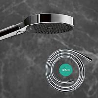 Hansgrohe Douchehouderset Rainfinity PowderRain 130 3jet Met Doucheslang 125 cm Chroom - thumbnail