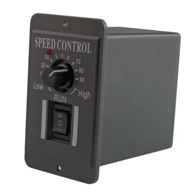 LDTR-WG0265 DC 6A motortoerental gouverneur vertragen motor controller positieve en negatieve roterende controleschakelaar 12V/24V/36V/48V (zwart)