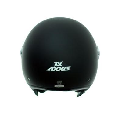 Axxis Helm square solid mat zwart xl