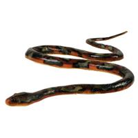 Johntoy Animal World Soft Touch slang oranje 135 cm - thumbnail