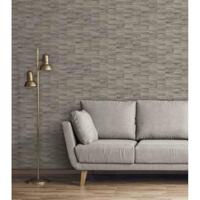 Dutch Wallcoverings Artisan Metallic Wood - Natural/Copper - thumbnail