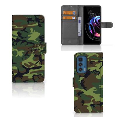 Motorola Edge 20 Pro | Telefoon Hoesje | Army Dark