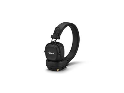 Marshall Major IV Bluetooth Black Over Ear koptelefoon Bluetooth, Kabel Stereo Zwart HiFi