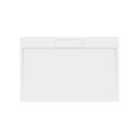 Douchebak Marmer Sapho Irena 150x100x3.5 cm Rechthoek Wit Sapho - thumbnail