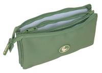 Pennenetui met 3 vakken El Ganso Groen 22 x 12 x 3 cm - thumbnail