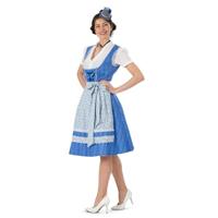 Dirndl Jurk Heike Blauw - thumbnail
