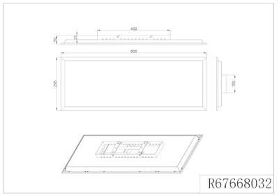 Trio PlafonniereBeta 80cm zwart - R67668032