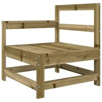 Tuinstoel met kussens geïmpregneerd grenenhout - thumbnail