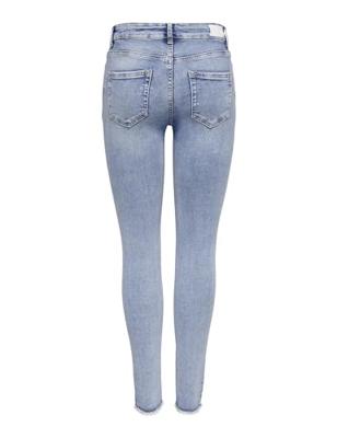 Only Onlblush Mid Sk Ank Raw Dnm Rea694 Noos 15263454 Skinny Fit Medium Blue Denim