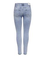 Only Onlblush Mid Sk Ank Raw Dnm Rea694 Noos 15263454 Skinny Fit Medium Blue Denim - thumbnail