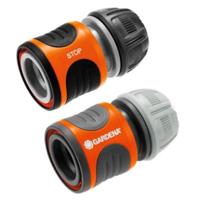 Gardena Slangstuk+waterstop 1/2" - 5/8" - thumbnail