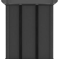 Kast met 9 vakken 103x30x107,5 cm stof grijs - thumbnail