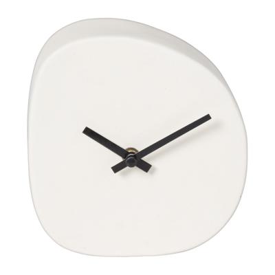 Tafelklok - crème - 15x14x5 cm Tafelklok - crème - 15x14x5 cm