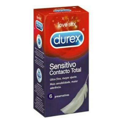 Condooms Durex Sensitivo Contacto Total 6 Onderdelen 1 Onderdelen Condooms Durex Sensitivo Contacto Total 6 Onderdelen 1 Onderdelen
