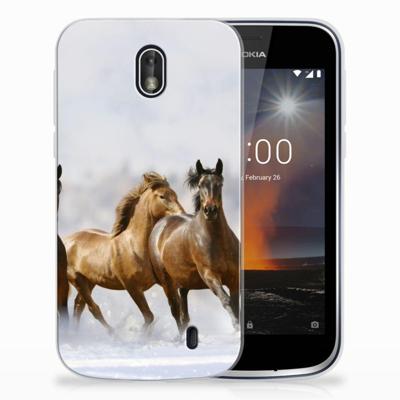 Nokia 1 | TPU Hoesje | Paarden