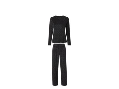 esmara Dames fleece pyjama (Zwart, M (40/42)) esmara Dames fleece pyjama (Zwart, M (40/42))