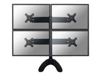 Neomounts FPMA-D700DD4 Monitorvoet Aantal monteerbare displays: 4 Display(s) 48,3 cm (19) - 76,2 cm (30) Zwart In hoogte verstelbaar, Kantelbaar, Zwenkbaar, - thumbnail