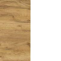 Germania Telde Wit / Eiken Schoenenkast 3-Deuren - thumbnail