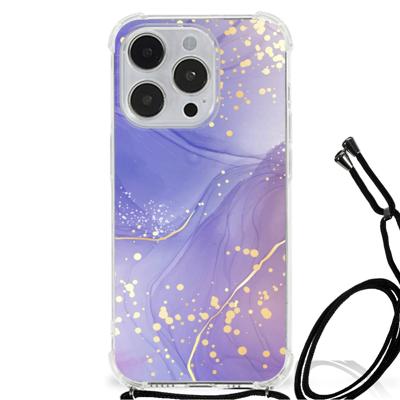 Back Cover voor iPhone 14 Pro Watercolor Paars Back Cover voor iPhone 14 Pro Watercolor Paars