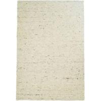 Tapeso Wollen vloerkleed handweef Veve - beige|crème - 70x130 cm - thumbnail