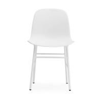 Normann Copenhagen Form eetkamerstoel White vierpoot staal - thumbnail