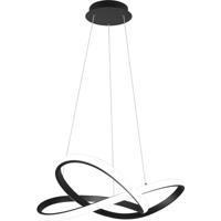 Mat Zwarte LED Hanglamp 27.5W - Dimbaar - 4000K Natuurlijk Wit - Rond - thumbnail